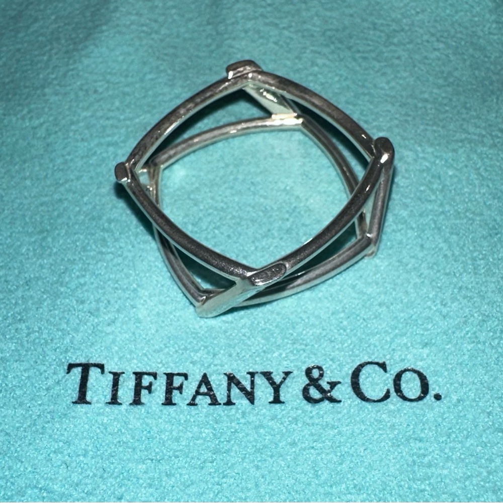 COPY - Tiffany Frank Gehry Torque Open Ring, size 11.5